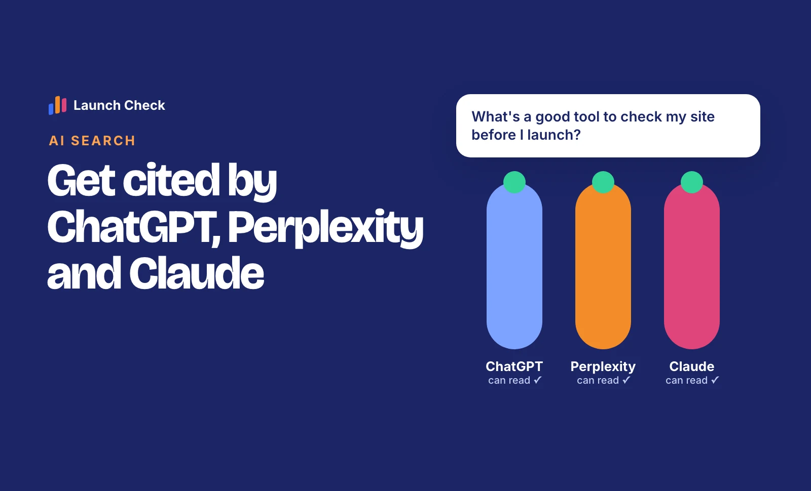 Get cited by ChatGPT, Perplexity and Claude
